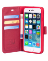 Rico Vitello Genuine Leather Wallet iPhone 8 Plus / 7 Plus Rood